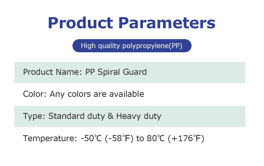 Plastic Spiral Hydraulic Hose Wrap Protection