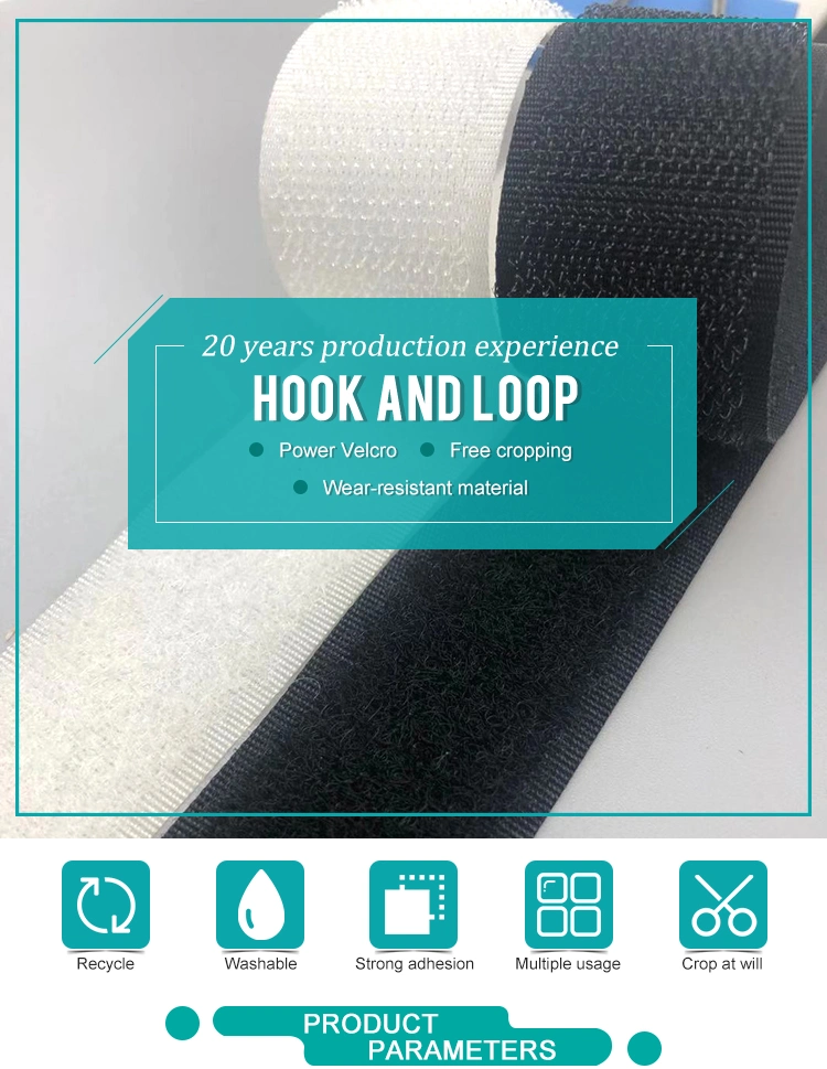 Colorful Hook and Loop Widely Used for Clothes Shoes Garments